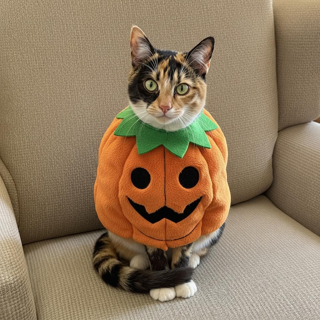 Halloween pet costume photo