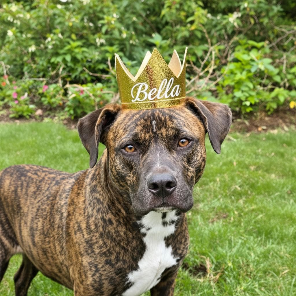 Gold Crown with Name