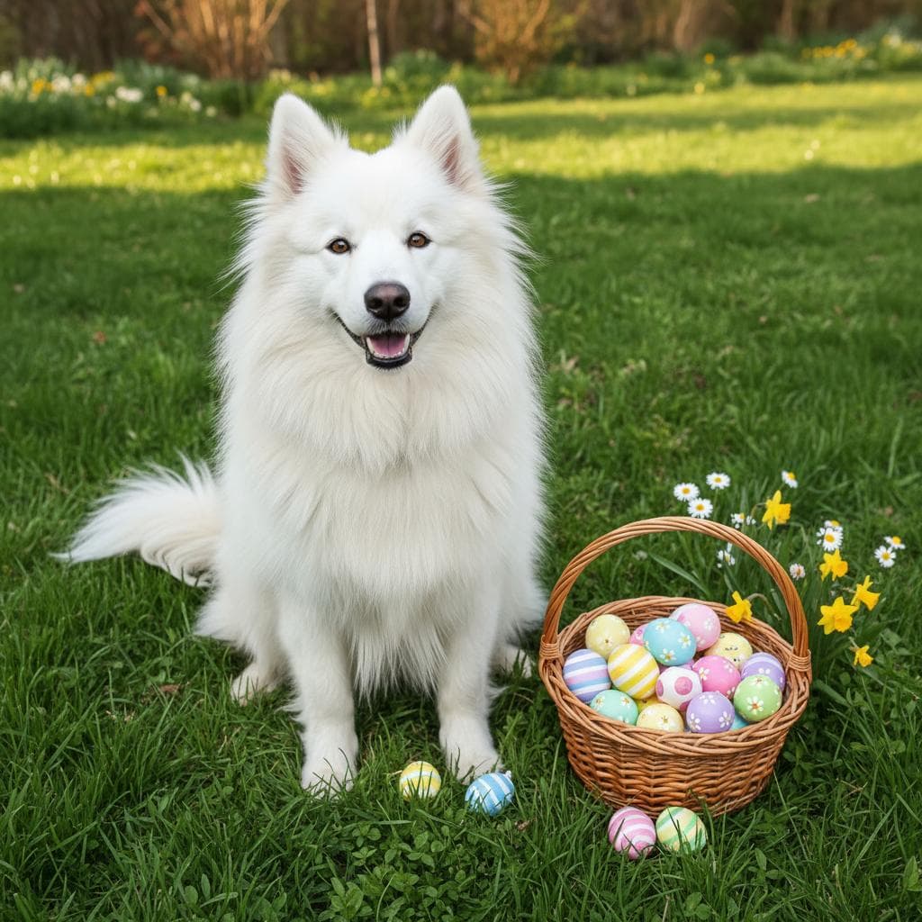 Easter Basket Scene