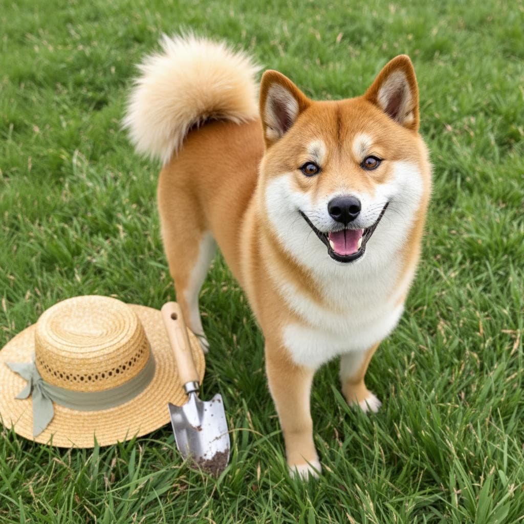 Gardening Hat & Tool