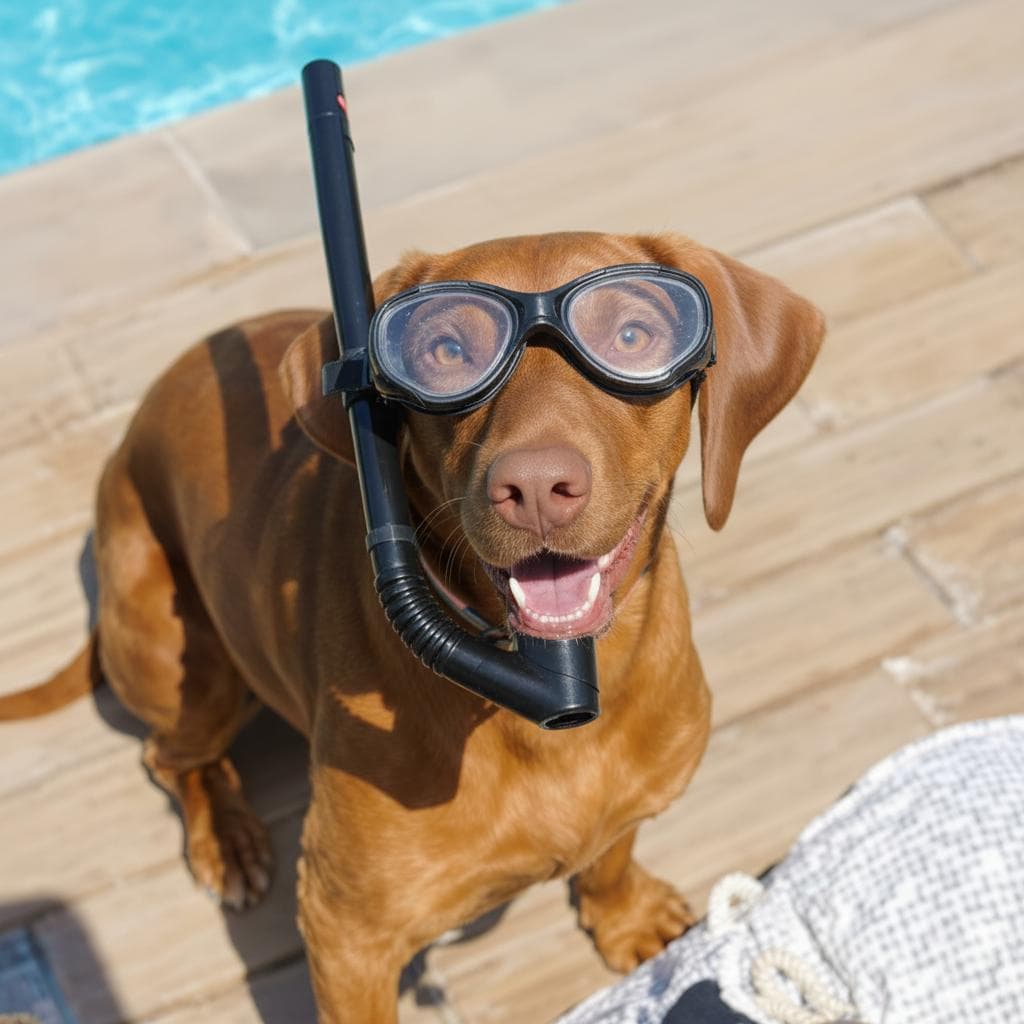 Swimming Goggles & Snorkel