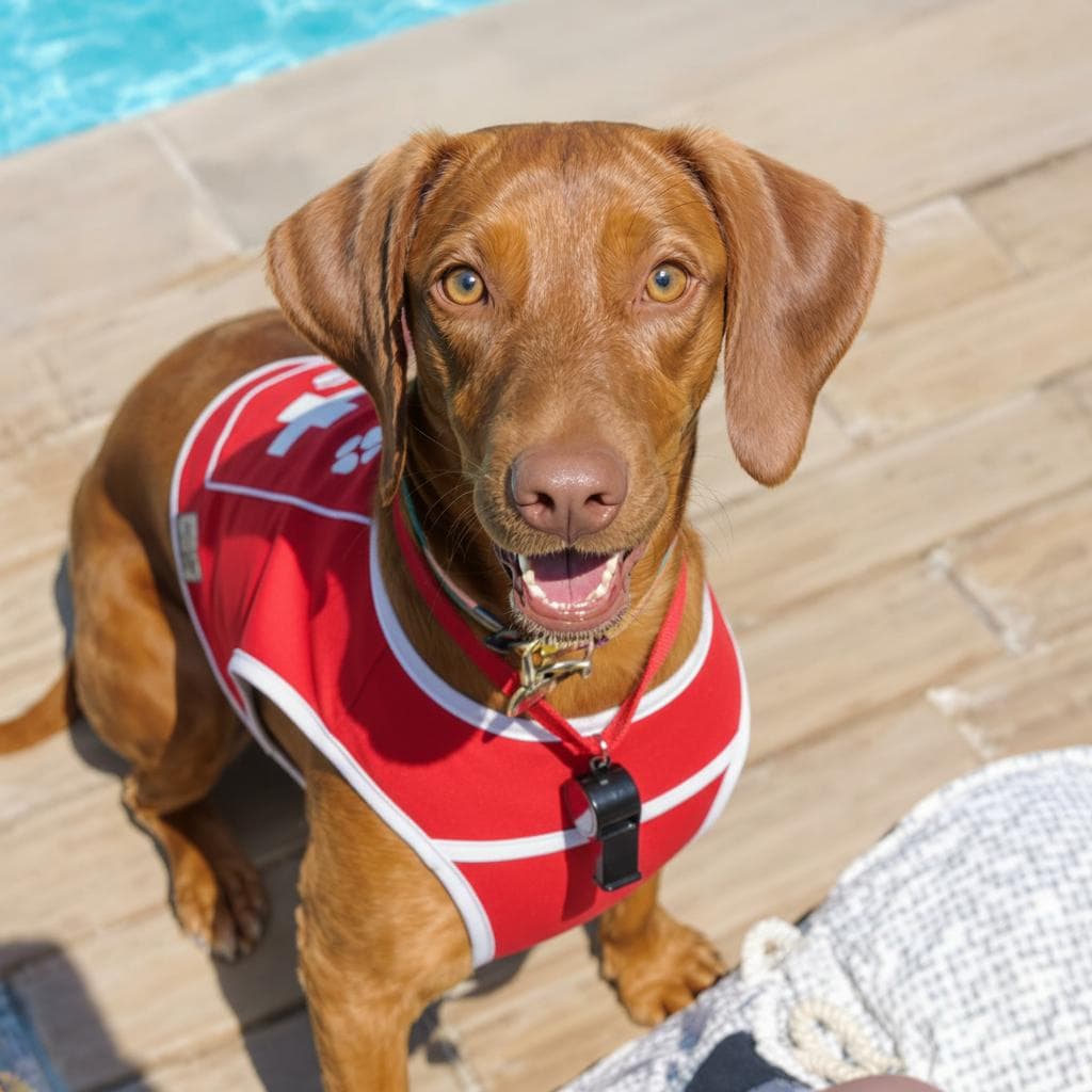 Lifeguard Vest & Whistle